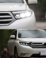 High Beam LED Light for Toyota Highlander Headlights 2012-2014 Kluger Daytime Running Headlight Dynamic Turn Signal - Image 4