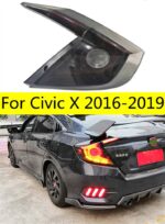 LED Tail Light for HONDA Civic X 20 16-20 19 New Civic Car Lights Type R Hatchback 5 Door Rear Lamp Brake and Reverse Taillights