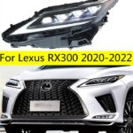 Car Headlights for Lexus RX300 LED Headlight 20 20-2022 Headlights RX450 RX200 High Beam Angel Eye Running Lights