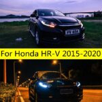 Car Headlights for Honda HR-V 20 15-20 19 Vezel High Beam Lens LED Headlight Daily Running Lights