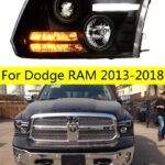 Car Headlights for Dodge RAM 20 13-20 18 RAM 1500 LED Headlight High Beam Signal Fog Front Lights