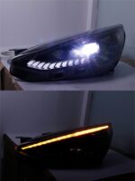 Dual Beam Lens Lamp For Ford Focus 20 19 Headlight Assembly Car Daytime Running Light LED Streamer Turn signal Light - Image 2