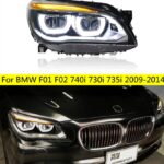 Car Headlights For BMW F02 2009-2014 740i 730i 735i LED Bifocal Lens Head Lamps Driving Lamp LED Headlight Assembly