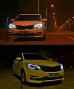 Head Lamp For Kia K2 20 15-20 17 RIO Cars Headlights DRL Turn Signal High+Low Beam Lens Running Light Front Lamp - Image 4