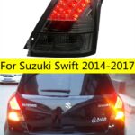 Car Accessories Rear Lamp For Suzuki Swift LED Taillight 20 14-20 17 DRL Rear Light Turn Signal Brake Reverse Automotive Lights