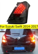Car Accessories Rear Lamp For Suzuki Swift LED Taillight 20 14-20 17 DRL Rear Light Turn Signal Brake Reverse Automotive Lights