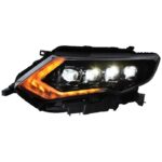 Full LED Headlight For Nissan X-Trail LED Headlights 20 17-20 20 Blue DRL Turn Signal High Beam Running Lights - Image 3