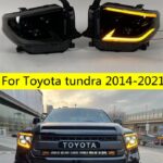 High Beam LED Headlight For Tundra LED Headlights 20 14-20 21 Toyota DRL Turn Signal Auto Accessories