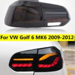 Car Tuning Lights For Golf 6 2009-2012 Golf6 MK6 R20 LED Street Light DRL Brake Stream Turn Signal Reversing Highlights
