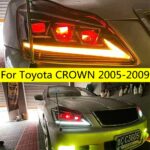 Automobile Lights For Toyota CROWN LED Headlight 2003-2009 Daytime Running Headlights LED Turn Signal Front Lamp