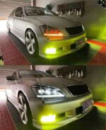 Automobile Lights For Toyota CROWN LED Headlight 2003-2009 Daytime Running Headlights LED Turn Signal Front Lamp - Image 5