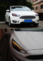 Head Lamp For Ford Focus LED Headlight 20 15-20 18 Car Running Light High Beam Headlights Angel Eye Front Lights - Image 2