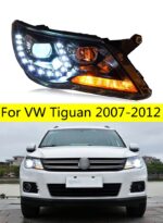 Car Styling For VW Tiguan 2007-2012 LED Headlight DRL Fog Lamp Turn Signal Light Low And High Beam Angel Eyes Projector Lens