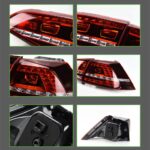 Automotive Accessories rear lights For VW Golf 7 LED Tail Light 2013-17 Halogen bulb LED running+Dynamic turn signal+brake+reverse lamp - Image 5