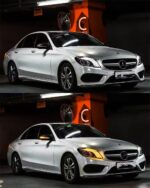 auto headlights For Benz W205 2014-20 20 C200 C260 C300 Full LED Head Lamp Car Tuning Light Parts Plug And Play - Image 4