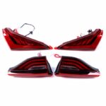 Pair Of Car Tail Light Assembly For Toyota Avalon 18-20 Rear Light DRL+Turn Signal +Brake + Reverse LED lights - Image 3