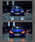 car styling high beam lights For Honda Civic X G10 LED Headlight 16-21 DRL turn signal running head light - Image 4