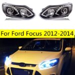 Automobile Headlights For Ford Focus LED Headlight 2012-2014 Car Front Lamp Xenon Bulb Daytime Turn Signal Lights