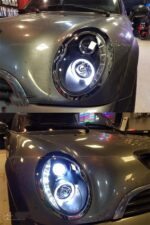 Head Lamp for MINI R53 LED Headlight 2001-2006 Headlights R50 R52 DRL Turn Signal High Beam Angel Eye Projector Lens - Image 4