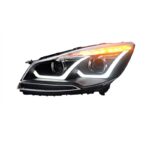 Full LED Headlights For Ford Kuga Escape 2013-16 Head Light High Beam Angel Eye Daytime Running Lights Xenon Bulb Turn Signal Lamp - Image 2
