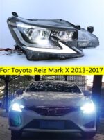 Toyota Mark X LED Headlight 2013-17 Headlights Reiz DRL Turn Signal High Beam Angel Eye Projector Lens