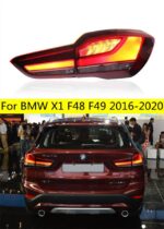 Car Styling Rear Lamp For BMW X1 LED Tail Light 16-20 F48 F49 LED Fog Brake Turn Signal Automotive Accessories Reverse Lights