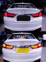 1 Pair Car Tail Lamp For Honda City LED Tail Light 2014-19 Rear Reverse Dynamic Turn Signal Fog Brake Taillights Accessories - Image 4