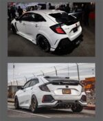 2 Styles Tail Lamp For Honda Civic Hatchback LED Tail Light 20 16-2021 Rear Brake Stream Turn Signal Daytime Running Lights - Image 3