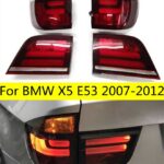 Car Rear Lights For BMW X5 LED Tail Light 2007-2012 E53 LED Taillights Fog Brake Turn Signal Reversing Lamp Auto Accessories