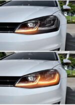 Head Light Turn Signal For VW MK 7.5 LED Headlight 18-21 Golf 7 LED Lamps Headlights DRL Dual Beam Lens Projector Facelift - Image 3