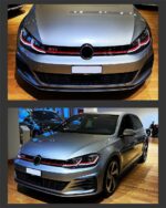 Head Light Turn Signal For VW MK 7.5 LED Headlight 18-21 Golf 7 LED Lamps Headlights DRL Dual Beam Lens Projector Facelift - Image 5