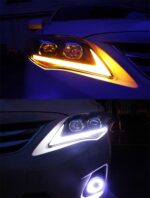 LED Headlight For Corolla Headlamp 2011-2013 Toyota High Beam Daytime Running Lights Xenon Bulb Turn Signal Front Lamp - Image 3