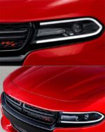 High Beam Front Light For Dodge LED Headlight 15-21 Charger DRL Turn Signal Angel Eye Head Lights Assembly - Image 3