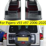 Car Tail Lights For Pajero V93 V97 LED Tail Light 2006-20 Mitsubishi DRL Rear Fog Brake Turn Signal Lamp Auto Accessories