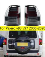 Car Tail Lights For Pajero V93 V97 LED Tail Light 2006-20 Mitsubishi DRL Rear Fog Brake Turn Signal Lamp Auto Accessories