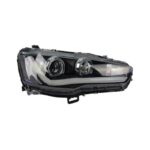LED Headlights For Mitsubishi Lancer LED Headlight 2008-16 Lancer-EVO DRL Bi-xenon Beam Turn Signal Light - Image 2