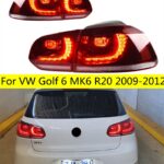 Cars Tail Light For VW Golf 6 Golf6 MK6 R20 2009-2012 Taillights LED DRL Running Lights Fog Lights Dynamic Signal Lamp