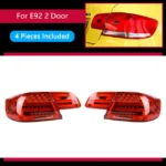 Taillights For BMW M3 E92 2005-2013 Tail Lights Rear Lamp LED DRL Running Signal Brake Reversing Parking Lighthouse Facelift - Image 6