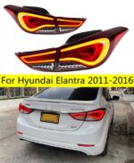 AutoTail Light For Hyundai Elantra 20 11-20 16 Taillights LED DRL Running Lights Fog Lights Angel Eyes Rear Lamp