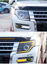 Car Accessories Headlight for Pajero V97 LED Headlights 2006-2020 V93 V95 V87 LED Dynamic Turn Signal Lamp Angel Eye Running Lights - Image 5