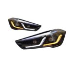 Front HeadLights For BMW X1 F48 20 17-20 21 LED Headlights Blue DRL Turn Signal High Beam Angel Eyes Parking Light - Image 2