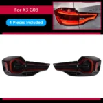 Car Styling For BMW X3 G08 LCI 20 18-2021 LED Dynamic Taillight Rear Fog Lamp Turn Signal Light Highlight Reversing And Brake - Image 6