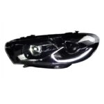 2 PCS Car Lights For Voklswagen Scirocco R 2009-20 15 Head Lamps LED Turn Signal Angel Eyes Headlights DRL Driving Light - Image 2