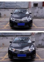 Car Lights LED Front Lamp For Toyota Corolla 2014-20 16 Bi-Xenon Beam Fog Lights Angel Eyes Daytime Headlights - Image 4