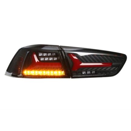 Cars Tail Light For Mitsubishi Lancer 2009-20 16 Taillights LED DRL Running Lights Fog Lights Angel Eyes Rear Parking