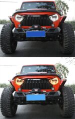 2pcs Headlamp for Jeep Wrangler Rubicon 20 18-20 20 Headlights High /Low Beam Daytime Running Light DRL For J-eep JK TJ LJ - Image 4