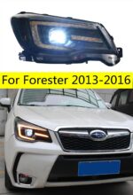 Car Headlights Assembly For Subaru Forester 2013-20 16 DRL Daytime Running Lights Headlamp LED Bi Xenon Bulb Fog Lights