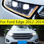 Car Lighting Accessories for Ford Edge 2012-2014 LED Headlight High Beam Daytime Headlights